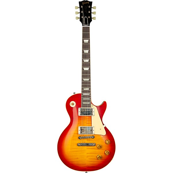 Gibson Custom 1959 Les Paul Standard Reissue VOS Electric Guitar Washed Cherry Sunburst