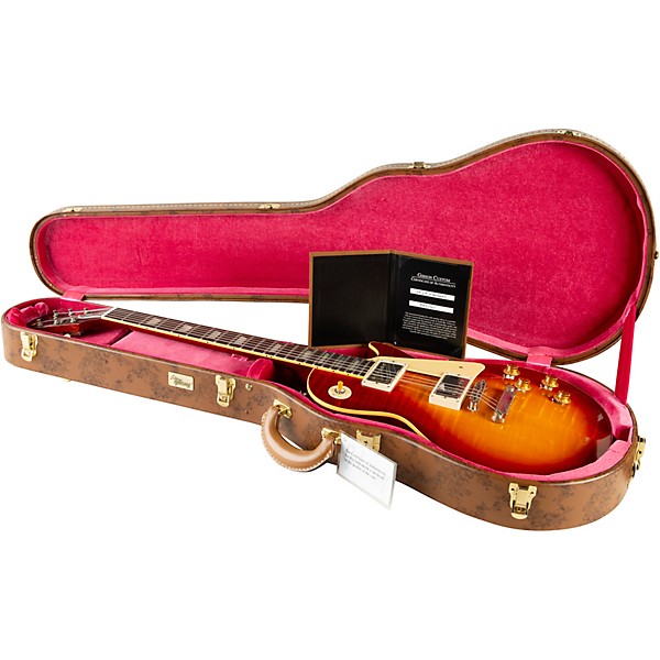 Gibson Custom 1959 Les Paul Standard Reissue VOS Electric Guitar Washed Cherry Sunburst