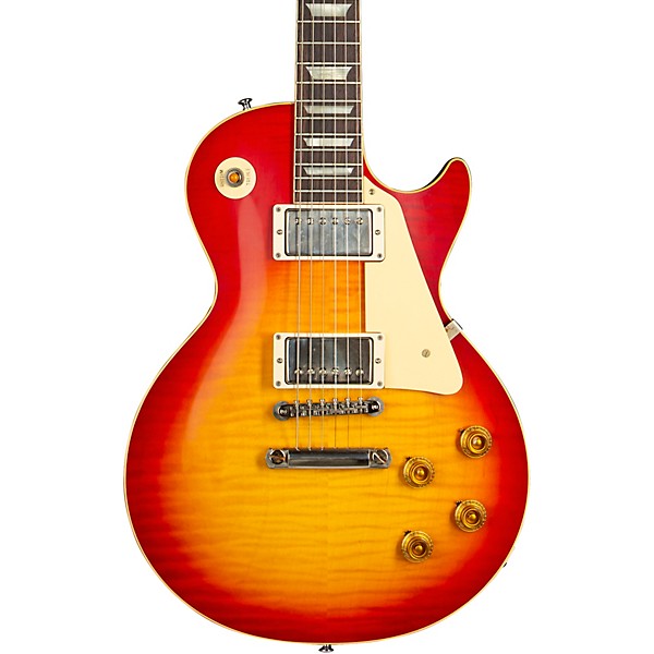 Gibson Custom 1959 Les Paul Standard Reissue VOS Electric Guitar Washed Cherry Sunburst