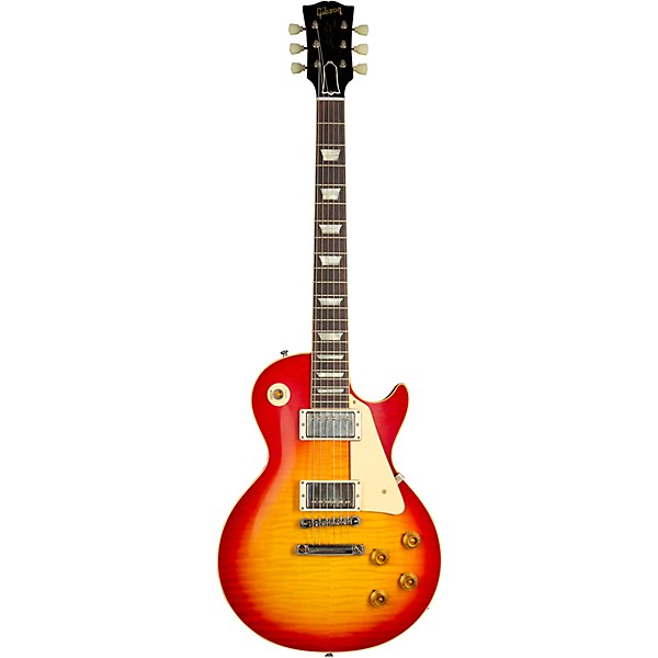 Gibson Custom 1959 Les Paul Standard Reissue VOS Electric Guitar Washed Cherry Sunburst