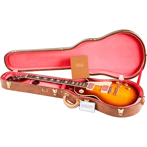 Gibson Custom 1959 Les Paul Standard Reissue VOS Electric Guitar Iced Tea Burst