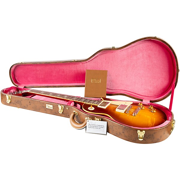 Gibson Custom 1959 Les Paul Standard Reissue VOS Electric Guitar Iced Tea Burst