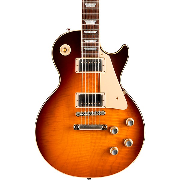 Clearance Gibson Custom Historic '60 Les Paul Standard VOS Electric Guitar Dark Bourbon