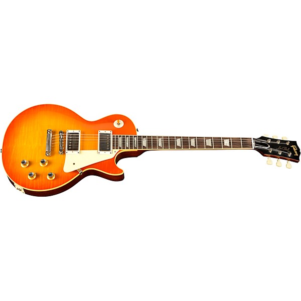 Gibson Custom Historic '60 Les Paul Standard VOS Electric Guitar Tangerine Burst