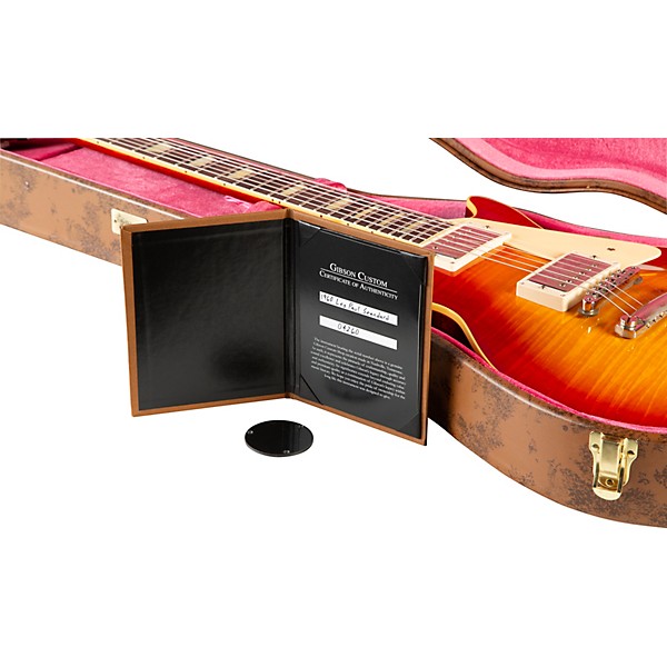 Gibson Custom Historic '60 Les Paul Standard VOS Electric Guitar Washed Cherry