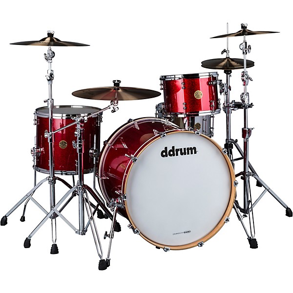 Ddrum Dios 3-Piece Shell Pack Cherry Red Sparkle