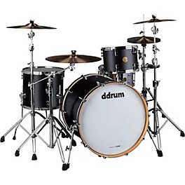 ddrum Dios 3-Piece Shell Pack Black Satin