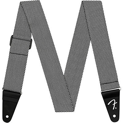 Fender Modern Tweed Strap White And Black for sale
