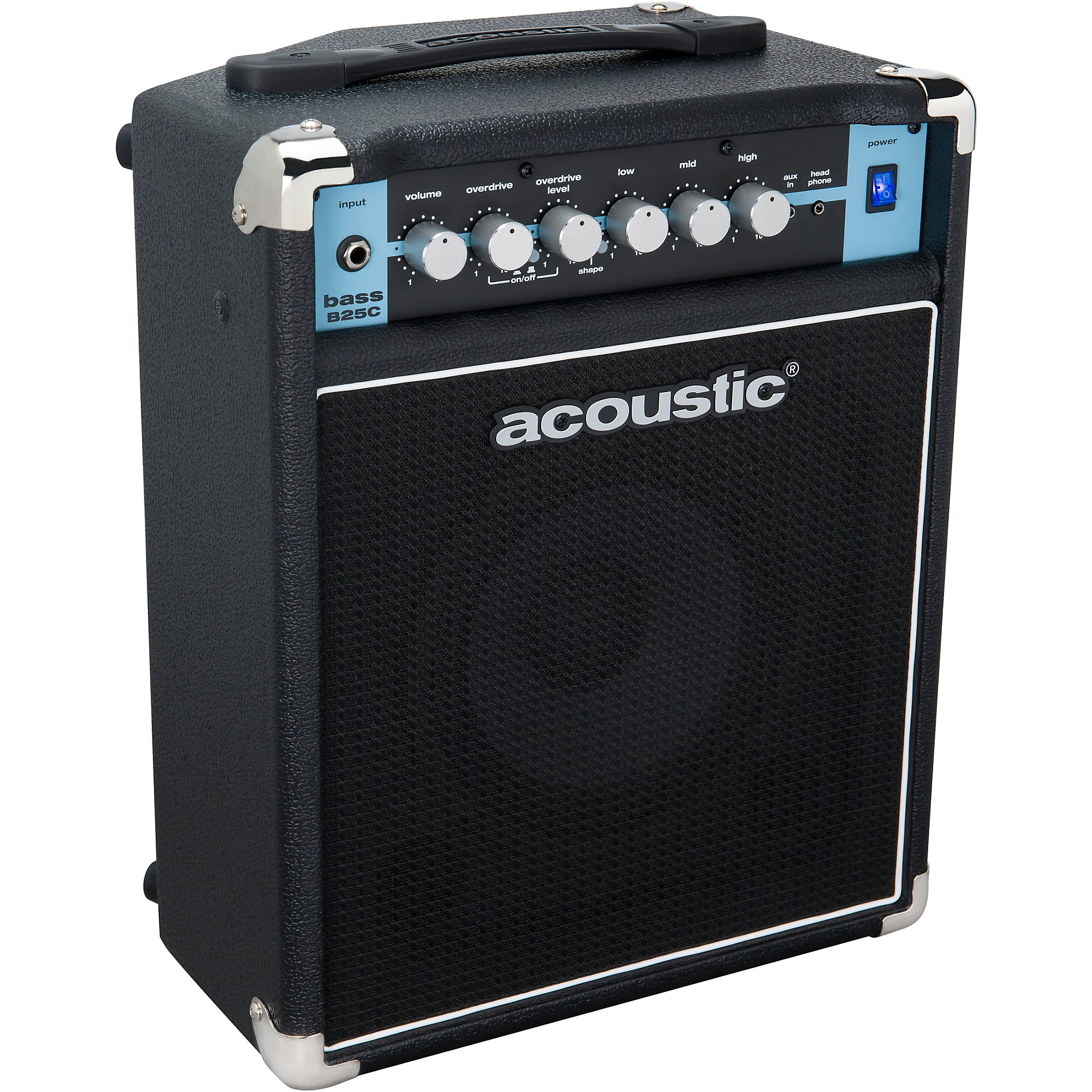 acoustic ベース用アンプ B25C Acoustic B25C 1x8 25W Bass Combo With Tilt-Back Cab - Black