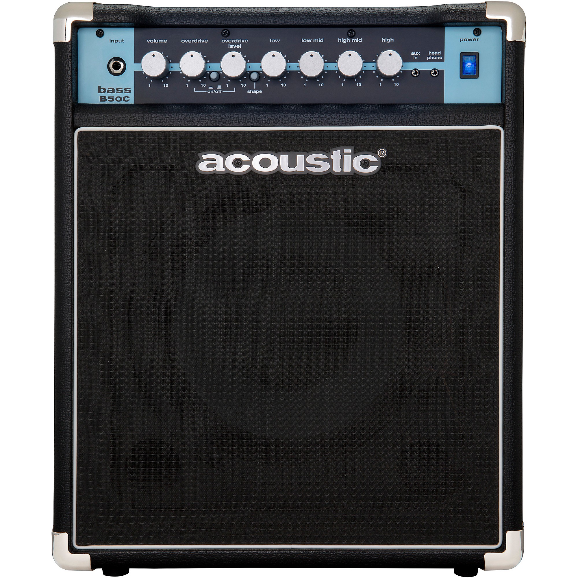 acoustic B50C ベース用アンプ Acoustic B50C 1x10 50W Bass Combo With Tilt-Back Cab Black