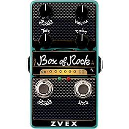 Open Box ZVEX Box of Rock Vertical Overdrive Effects Pedal Level 1