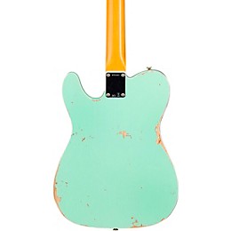 Fender Custom Shop Relic Twisted Telecaster Thinline Electric Guitar Surf Green