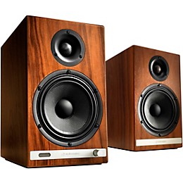 Audioengine HD6 Wireless Bookshelf speakers Walnut