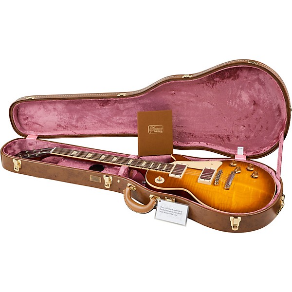 Gibson Custom 1958 Les Paul Standard Reissue VOS Electric Guitar Iced Tea Burst