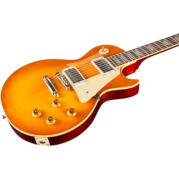 Gibson Custom 1958 Les Paul Standard Reissue VOS Electric Guitar Lemon Burst