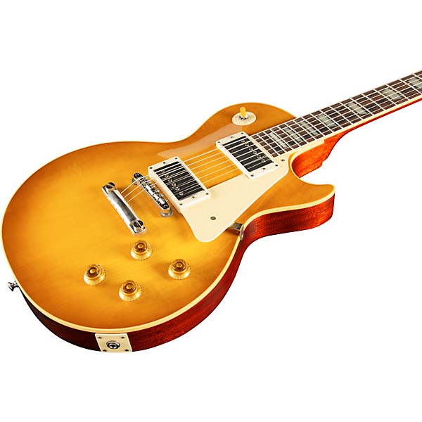 Gibson Custom 1958 Les Paul Standard Reissue VOS Electric Guitar Lemon Burst