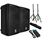 Kustom PA KPX12A 12" Powered Loudpeaker Pair With Stands and Power Strip thumbnail