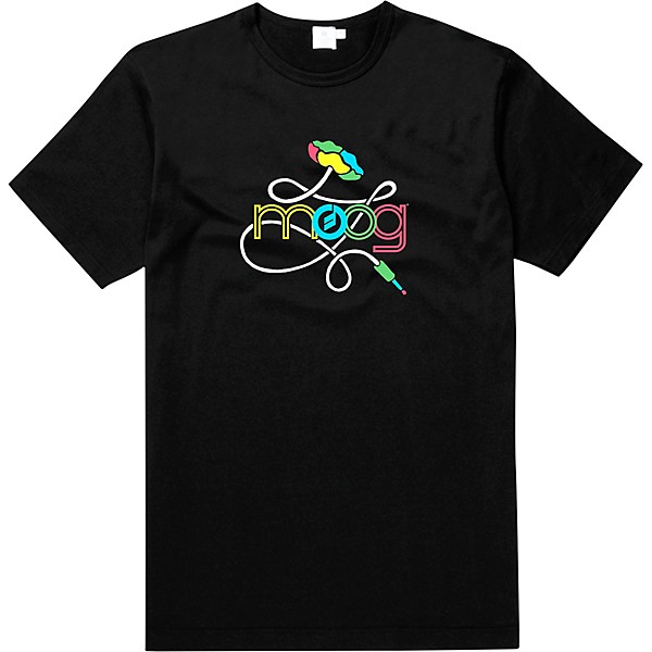 Clearance Moog Moogfest 2018 Floral Logo T-Shirt X Large