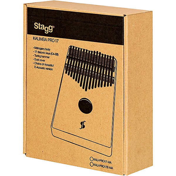 Stagg 17-Note Mahogany Acoustic/Electric Kalimba