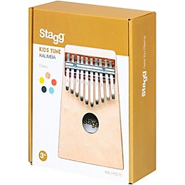 Stagg 10-Key Kid's Kalimba with Note Names Printed on Keys