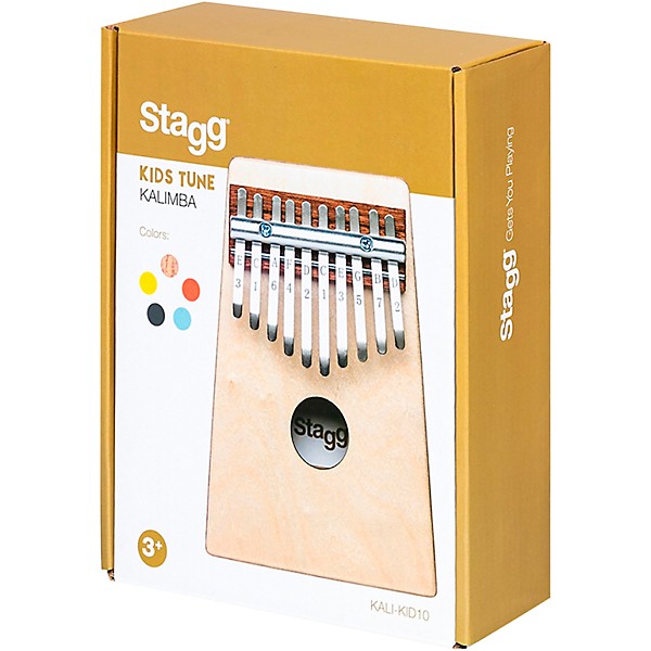 Stagg 10-Key Kid's Kalimba with Note Names Printed on Keys
