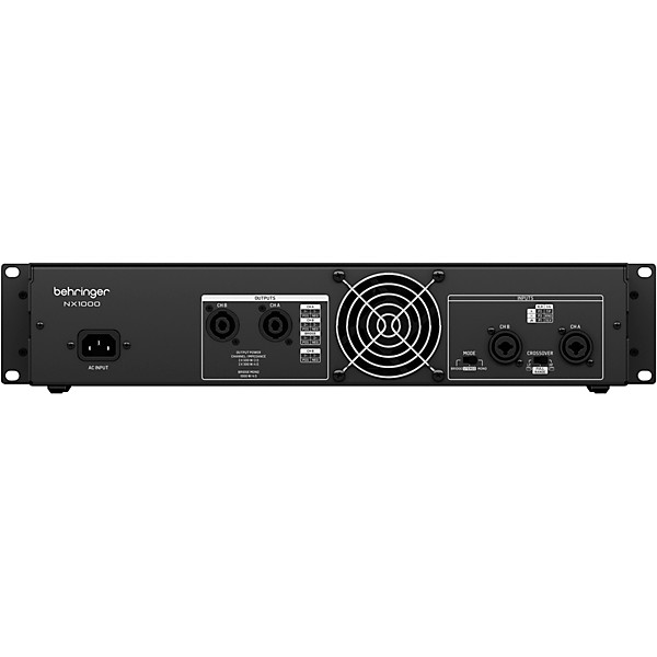 Behringer NX1000 1,000W 2-Channel Power Amplifier