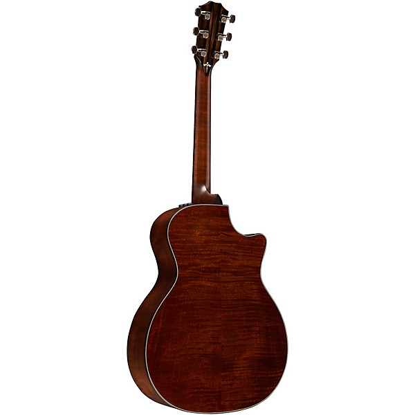 Taylor 614ce-LH V-Class Left-Handed Grand Auditorium Acoustic-Electric Guitar Brown Sugar