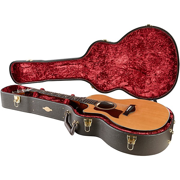 Taylor 614ce-LH V-Class Left-Handed Grand Auditorium Acoustic-Electric Guitar Brown Sugar