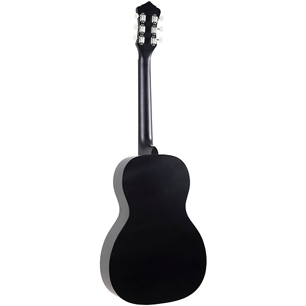 Clearance Recording King RPS-7-E Dirty 30s Single 0 Parlor Acoustic-Electric Guitar Matte Black