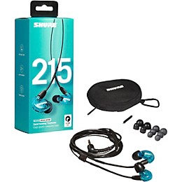 Shure SE215 Special Edition Sound Isolating Earphones Blue/Grey