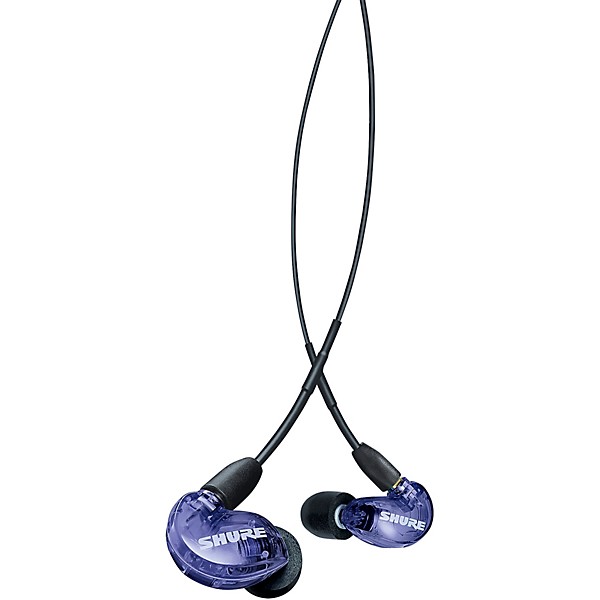 Open Box Shure SE215 Special Edition Sound Isolating Earphones Level 1 Purple