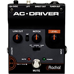 Open Box Radial Engineering AC-Driver Acoustic Instrument Preamp Level 1