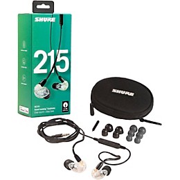 Shure SE215 Sound Isolating Earphones Includes Universal 3.5 mm communication cable Crystal Clear