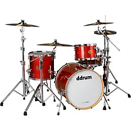 ddrum Dios 3-Piece Shell Pack Cherry Red Sparkle