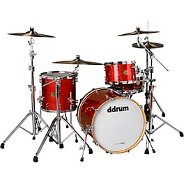 ddrum Dios 3-Piece Shell Pack Satin Black ddrum Dios 3-Piece Shell Pack Cherry Red Sparkle