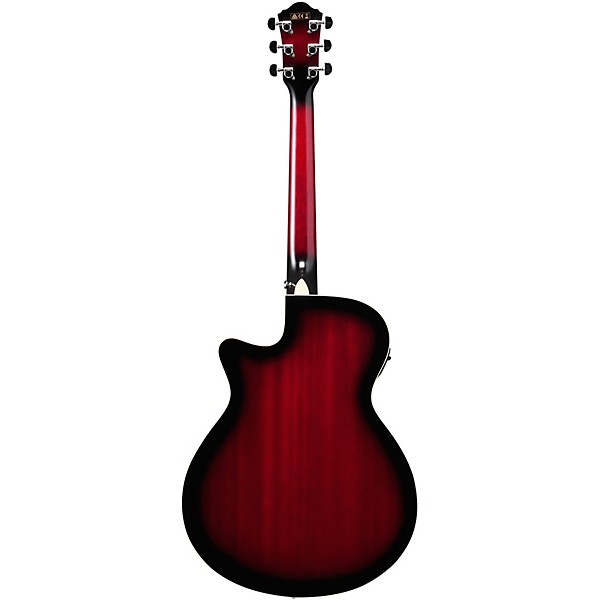 Open Box Ibanez AEG8E Cutaway Acoustic-Electric Guitar Level 1 Transparent Red Sunburst