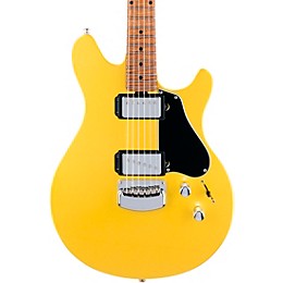 Open Box Ernie Ball Music Man Valentine Standard Electric Guitar Level 2 Saturn Gold 190839673176