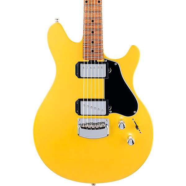 Open Box Ernie Ball Music Man Valentine Standard Electric Guitar Level 2 Saturn Gold 190839673176