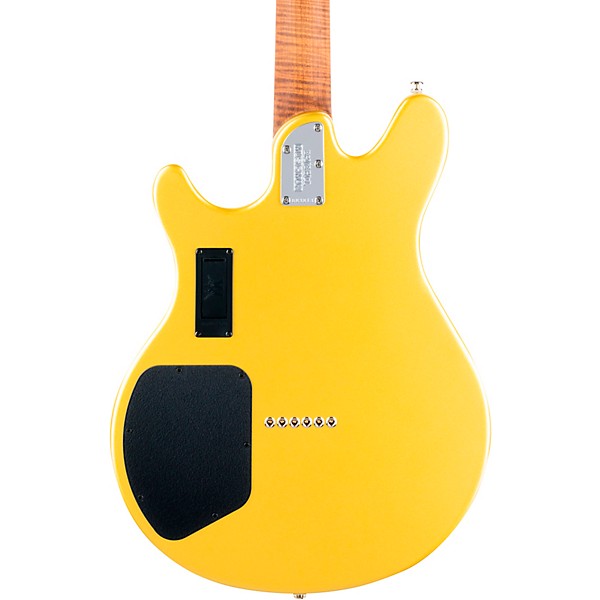 Open Box Ernie Ball Music Man Valentine Standard Electric Guitar Level 2 Saturn Gold 190839673176