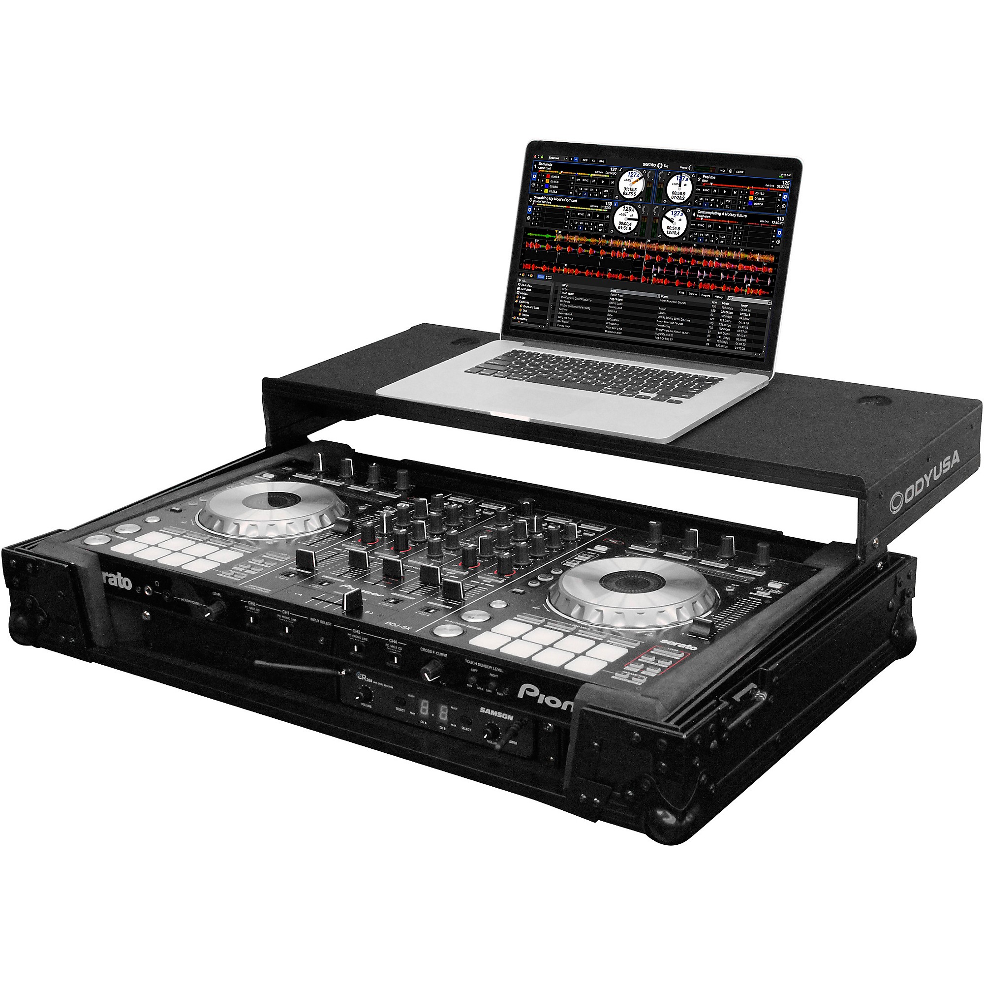 Odyssey FZGSPIDDJSX2BL Pioneer DDJ-RX/SX/SX2 DJ Controller Case