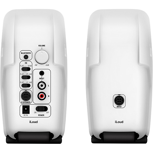 IK Multimedia iLoud Micro Monitor 3" Powered Studio Monitors (Pair), White