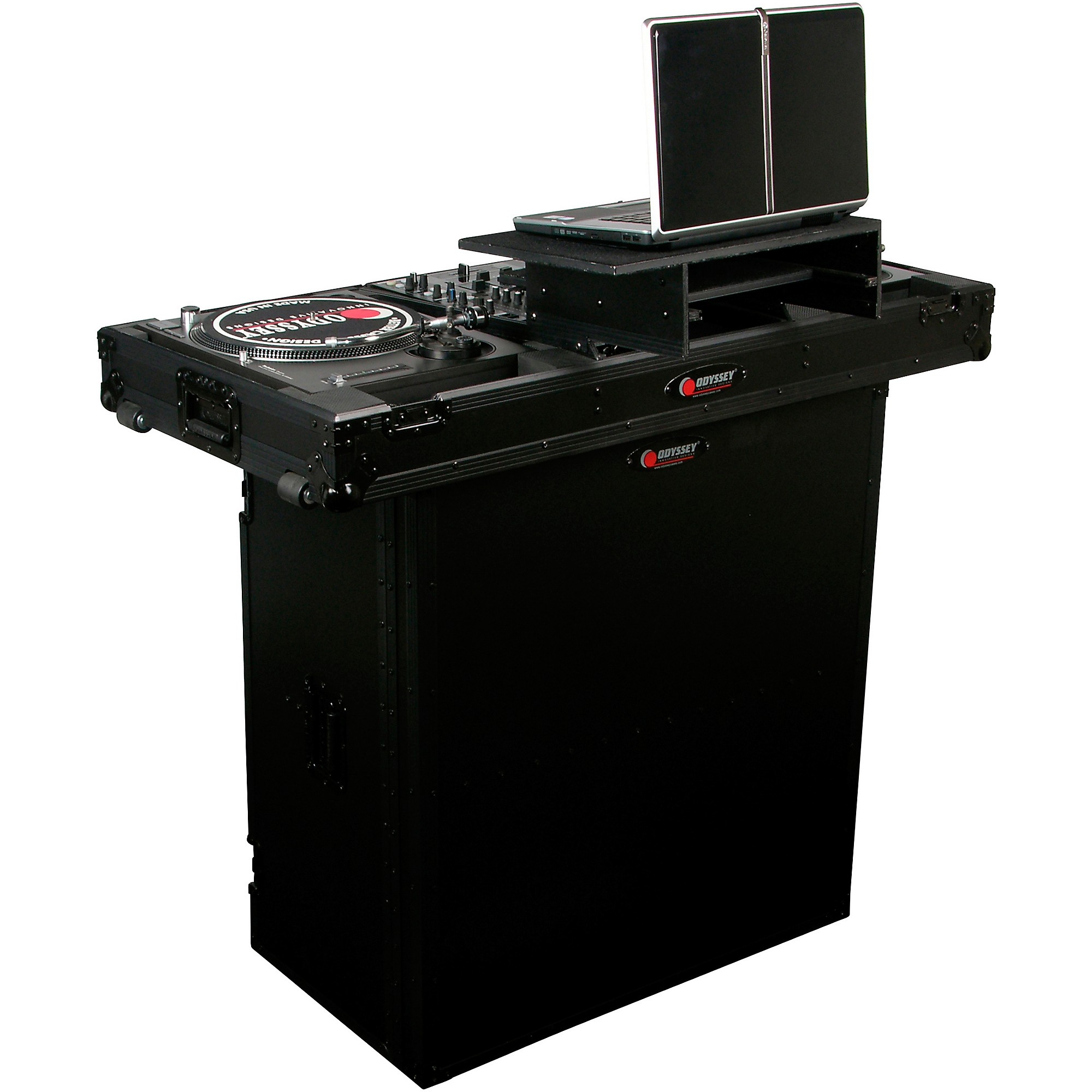 ODYSSEY DJ用テーブル Open Box Odyssey FZF5437TBL Fold-Out DJ Table Stand 54 in. Wide X