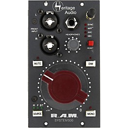 Heritage Audio RAM System 500 Series Monitoring Module