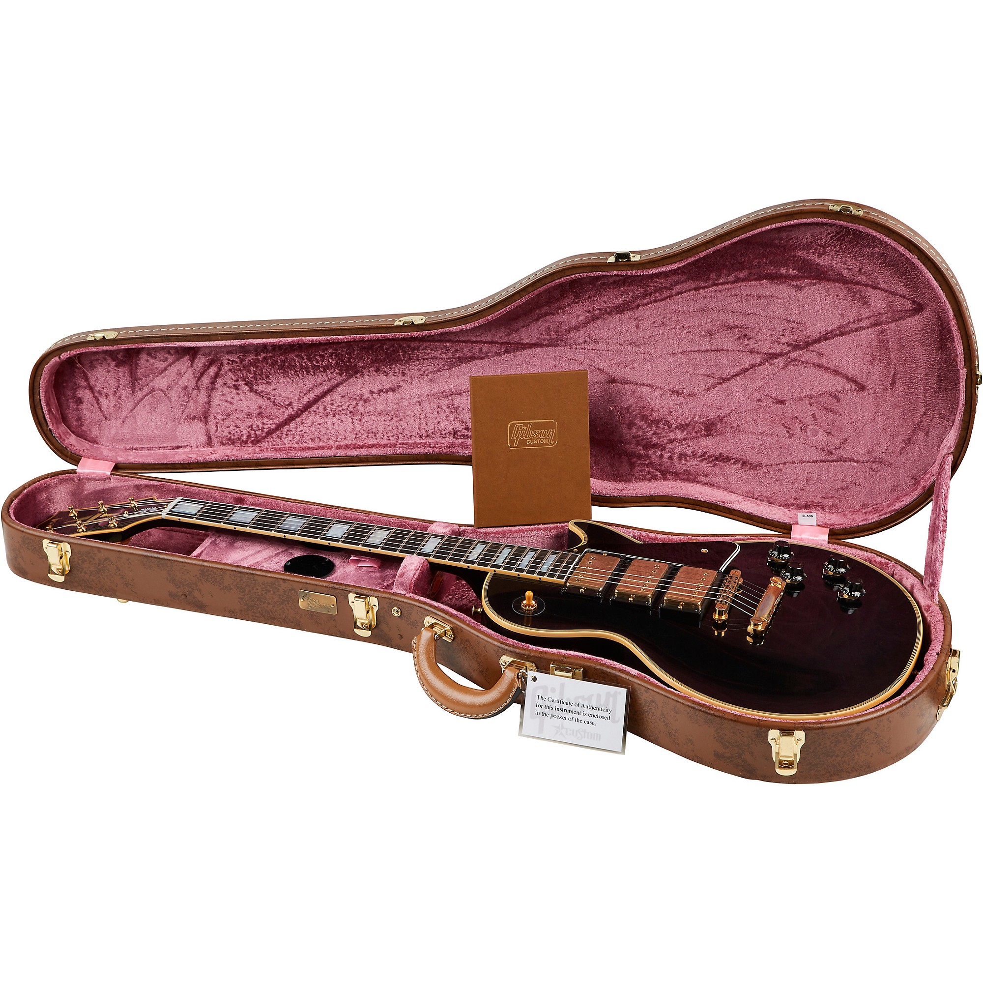 Platinum Gibson Custom 1957 Les Paul Custom Reissue 3-Pickup