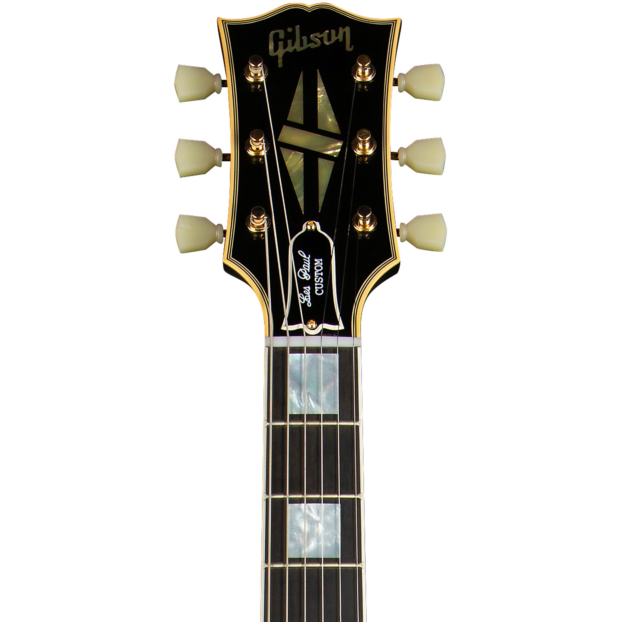 ギター Gibson Les Paul Custom 1957 Reissue Gibson 1957 Les Paul Custom Reissue 2-Pickup VOS - Ebony