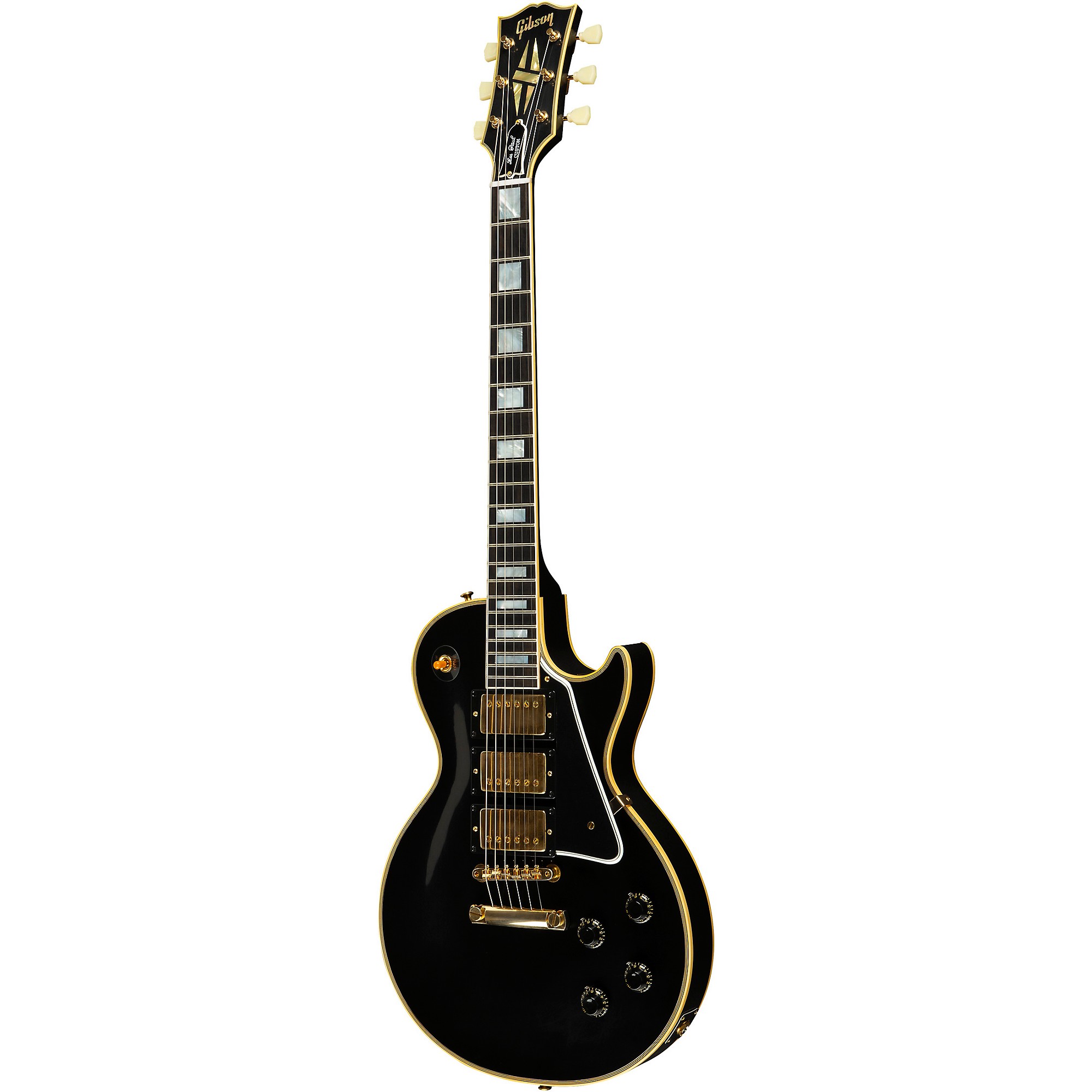 Paul Les 1957 ギターケース付き ブラック Paul Les Gibson Custom エレキギター 2025: Ebony VOS Pickup 3 Reissue ギター