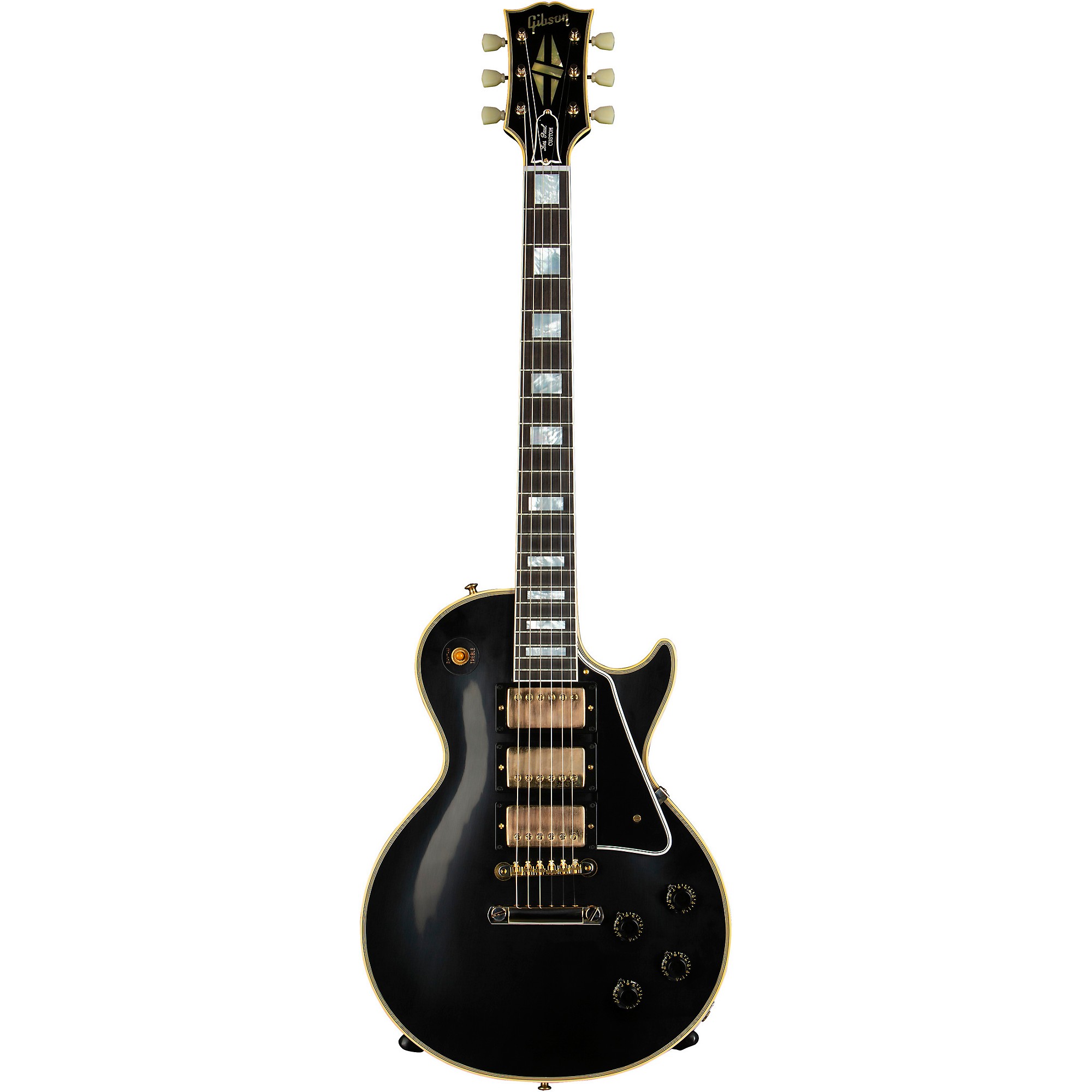 Platinum Gibson Custom 1957 Les Paul Custom Reissue 3-Pickup VOS