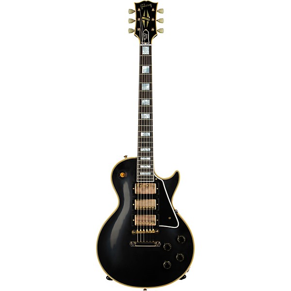 Platinum Gibson Custom 1957 Les Paul Custom Reissue 3-Pickup VOS