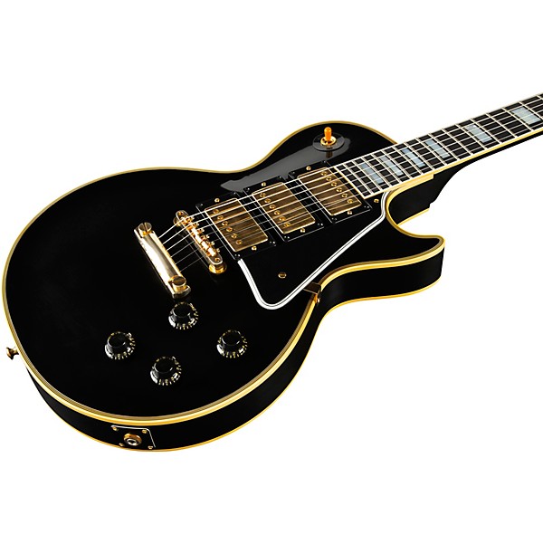 Gibson Custom 1957 Les Paul Custom Reissue 3-Pickup VOS Electric Guitar Ebony