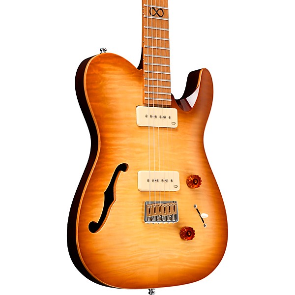 Chapman ML3 Pro Traditional Semi-Hollow Electric Guitar Vintage Honey Burst